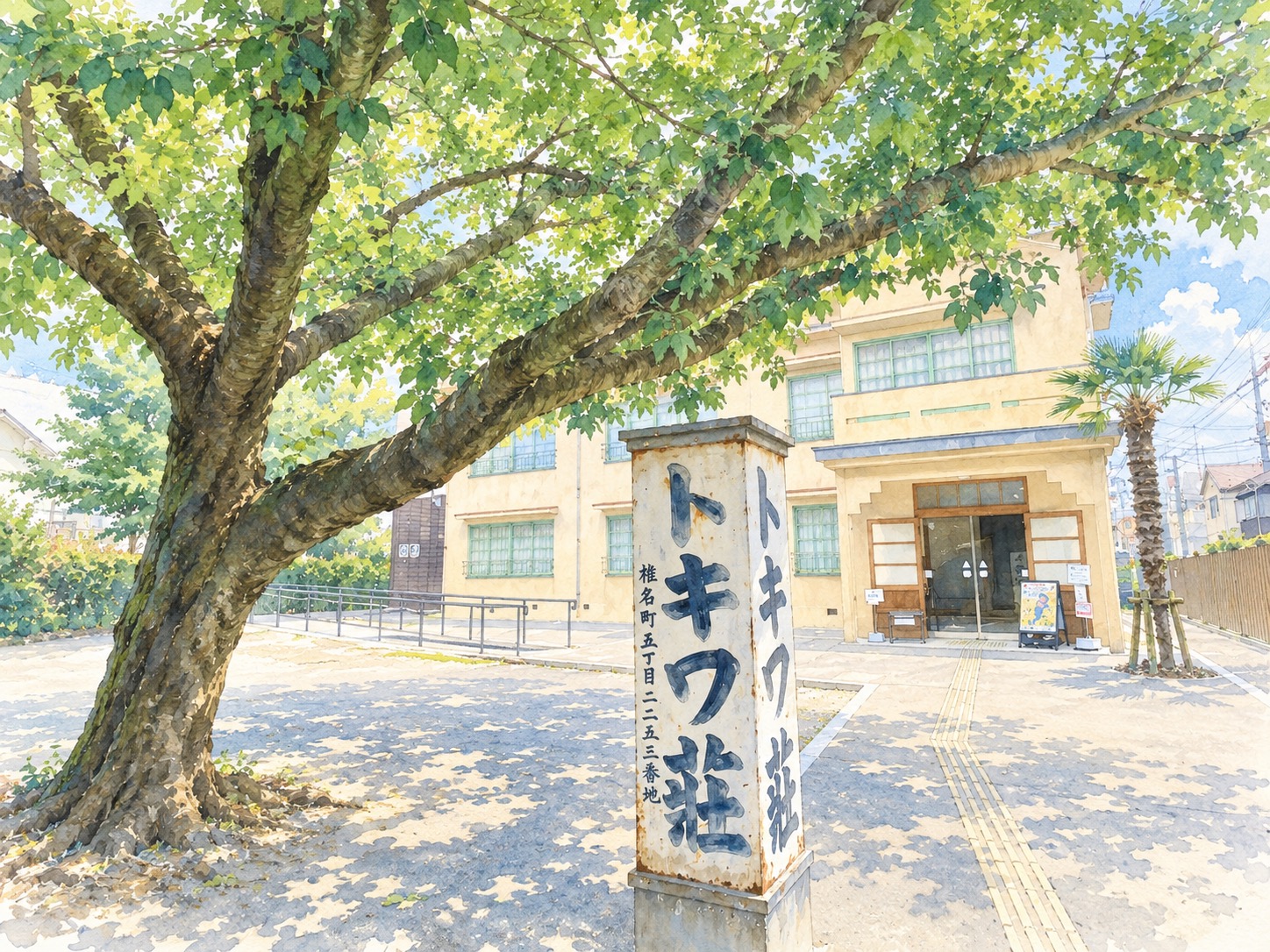 トキワ荘マンガミュージアム周辺の街並み